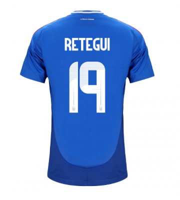 Italia Mateo Retegui #19 Primera Equipación Eurocopa 2024 Manga Corta